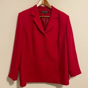 KASPER & CO RED LINED BLAZER